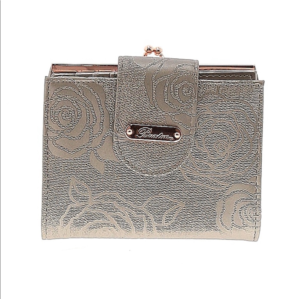 Buxton Wallet with Rose Gold Accents